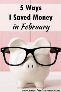 This post gave me some great ideas on how to save money in February!