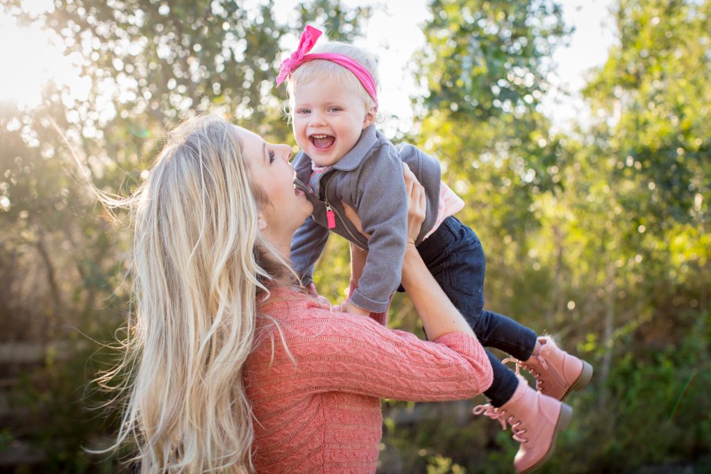 Woman with baby