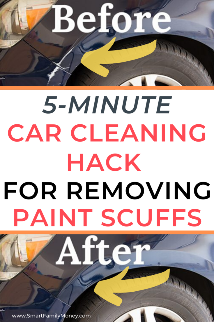 5-Minute Car Cleaning Hack for Removing Paint Scuffs