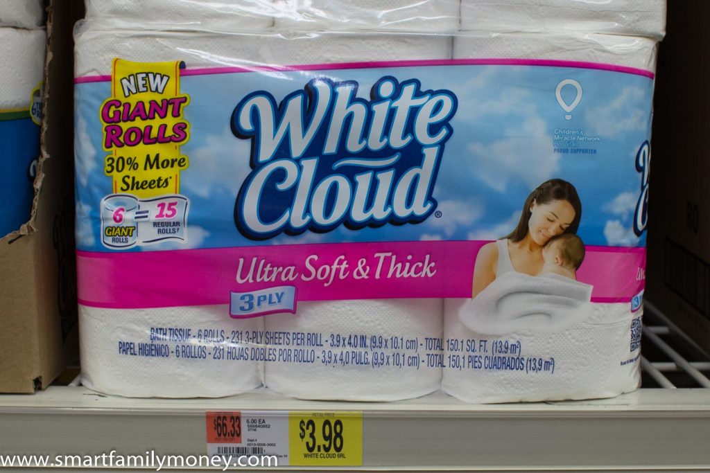 White Cloud Ultra Soft & Thick (Walmart) Toilet Paper Review