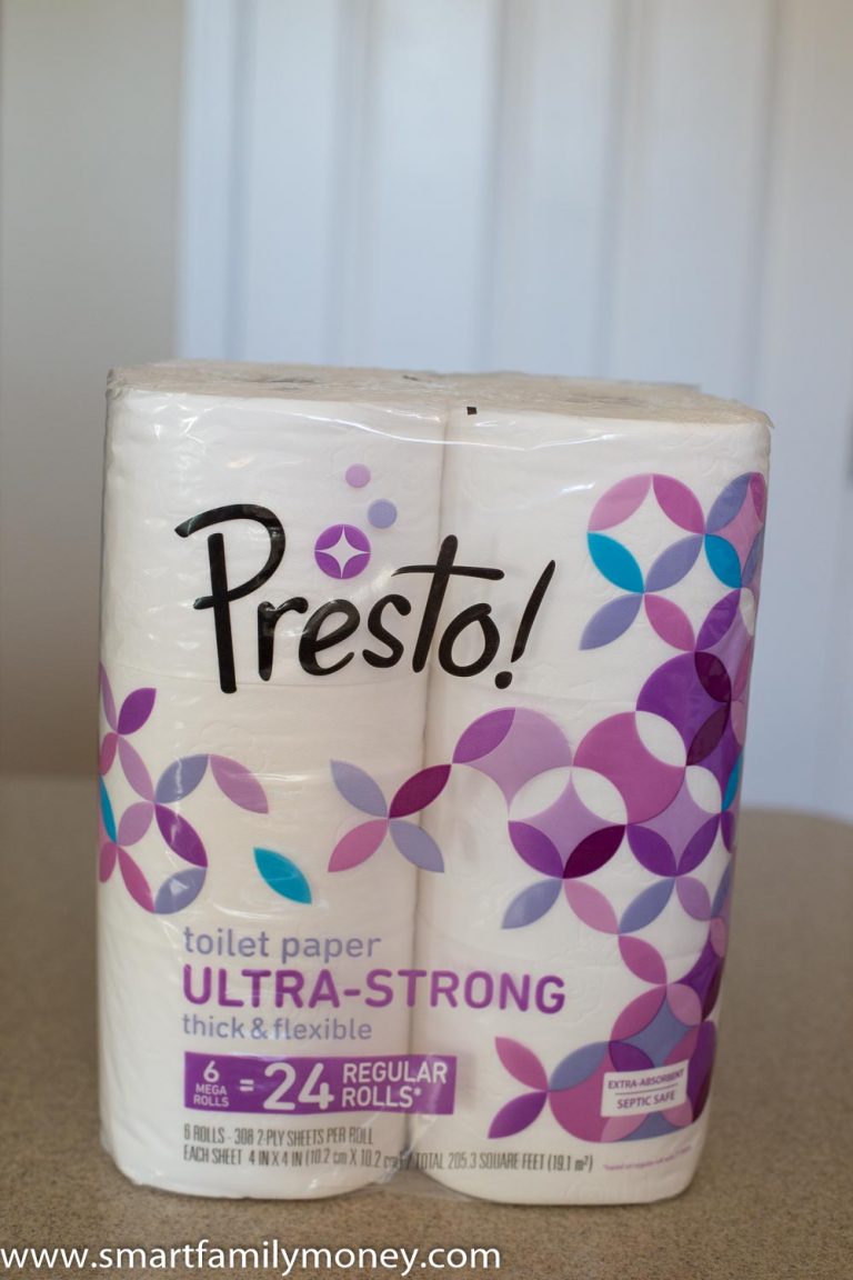 Review Presto Toilet Paper from Amazon Smart Family Money