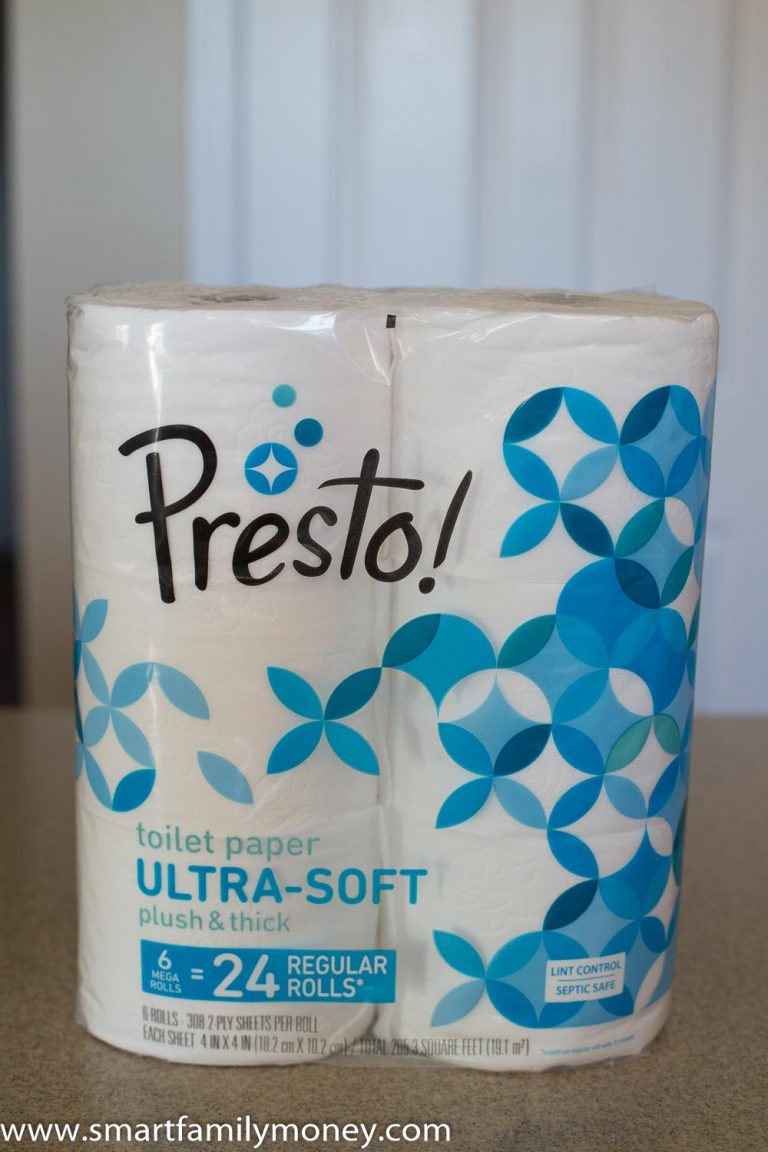 Review Presto Toilet Paper from Amazon Smart Family Money
