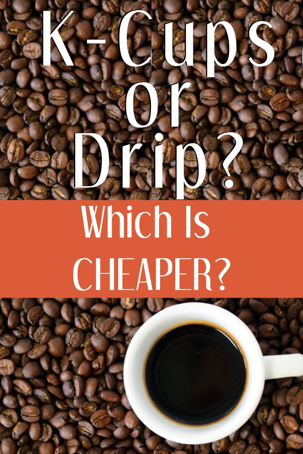 Does switching from k-cups to drip coffee save money? How do the costs compare? Should you ditch your Keurig machine? #coffee #savemoney #frugal