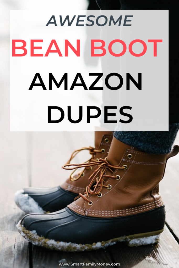 Awesome Bean Boot Amazon Dupes