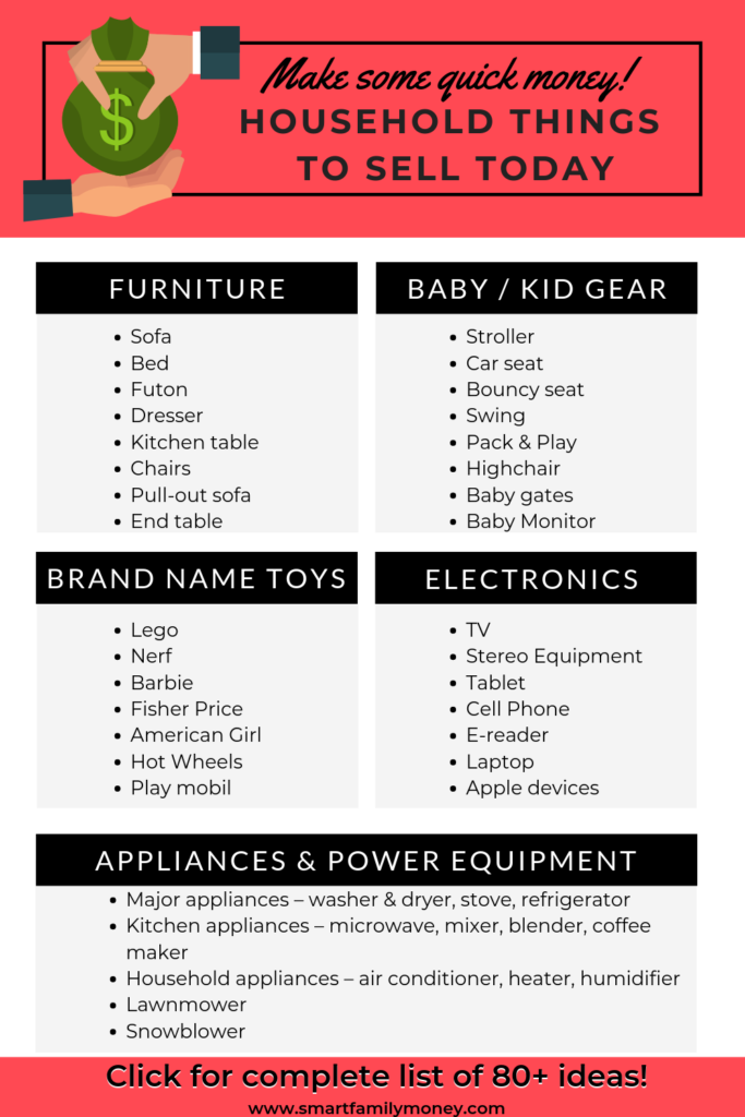 What Can I Sell To Make Money TODAY Smart Family Money